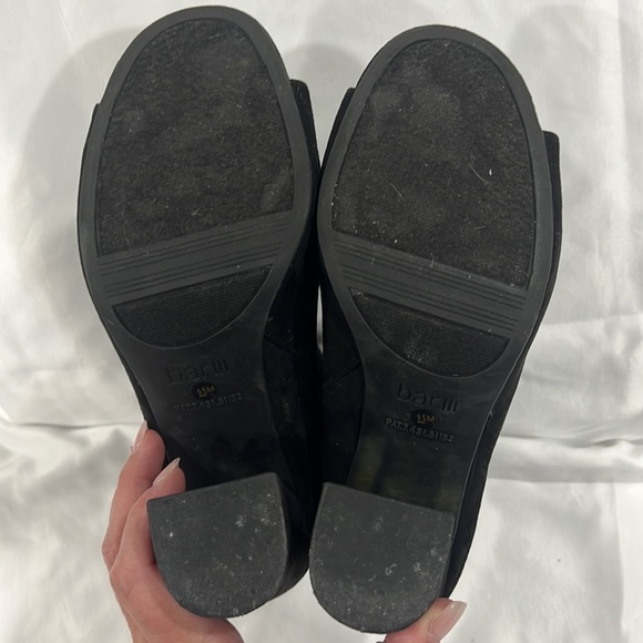 Bar III peep toe bootie slouch ankle chunky bootie - Picture 6 of 9